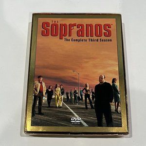 Vintage 2001 Boxed DVD Set The Sopranos HBO Complete 3rd Season 4 Disk Tested